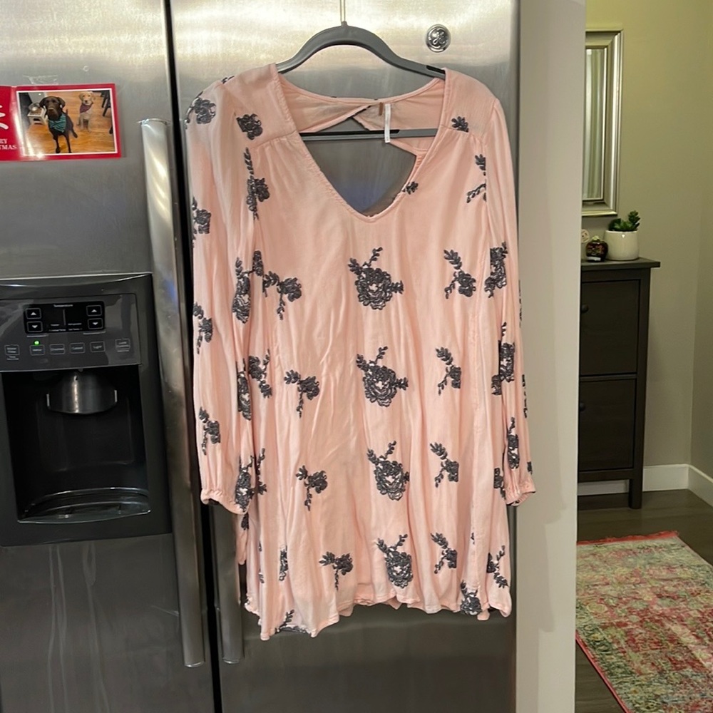 FP Blush Pink Floral Dress